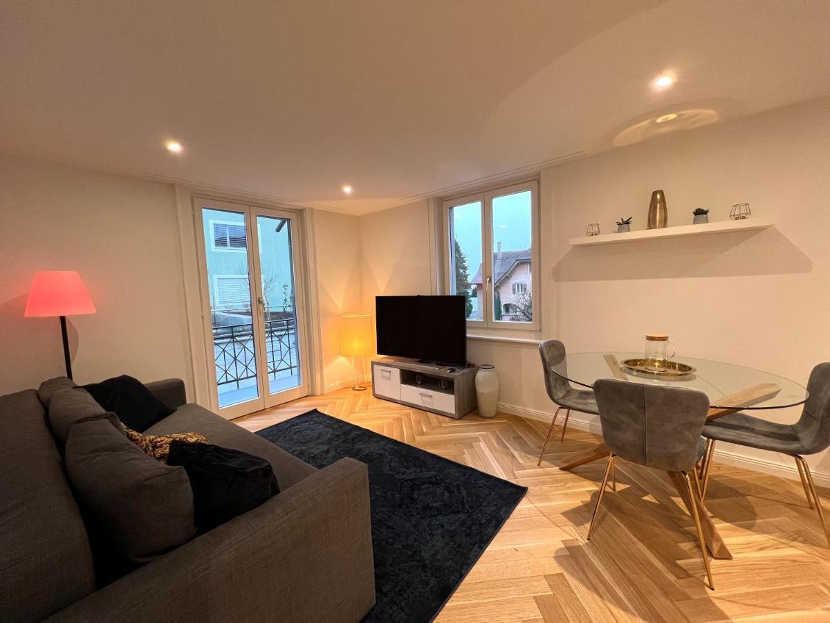 Modernes Apartment Am Fuss Des Pilatus - Skigebiet Hergiswil Екстер'єр фото